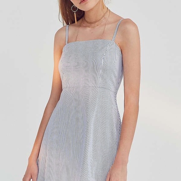 Urban outfitters blue and white stripe mini dress - Picture 2 of 4